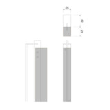 アロー手すりハンドル ホワイト