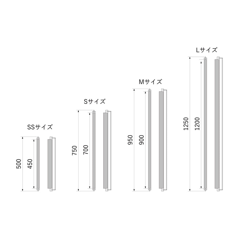 アロー手すりハンドル グレー