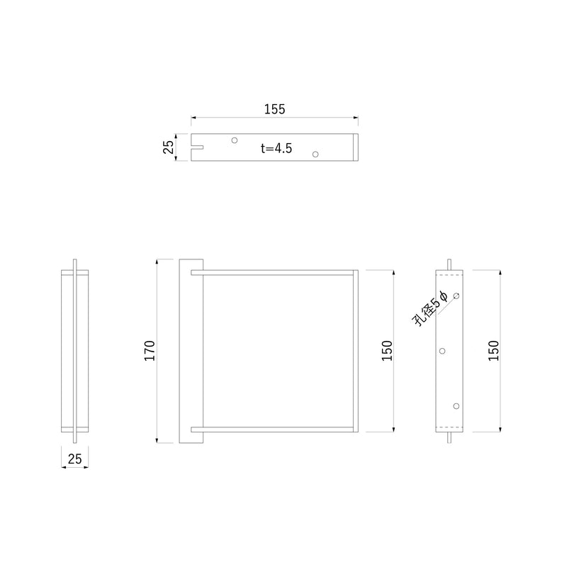 アロー傘掛け【ブラック】