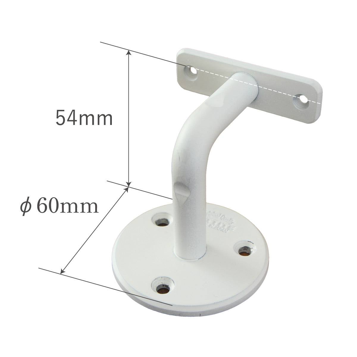 アンティーク 象ノ手すりブラケット2個　1セット 手すりブラケット / White（焼付塗装） – HITTITE pro.