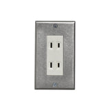 コンセントカバー シングル【ステンレス】