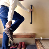 太い手すりハンドル ブラック