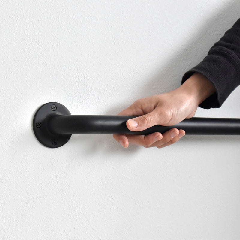 太い手すりハンドル ブラック