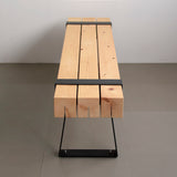 鉄帯ベンチ 黒脚