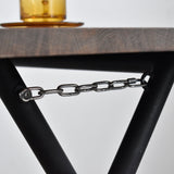 リビングダイニングテーブル ケレベック B【天板ブラウン】