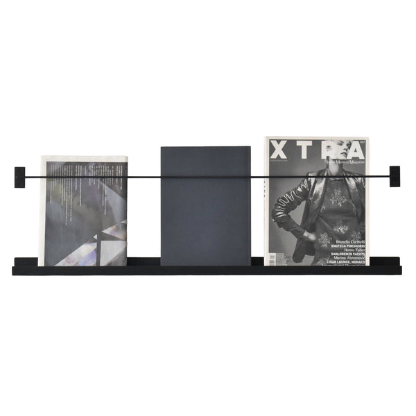 壁掛けマガジンラック【ブラック】