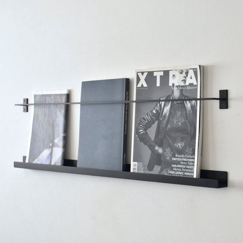 壁掛けマガジンラック【ブラック】