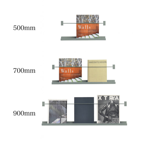 壁掛けマガジンラック【グレー】