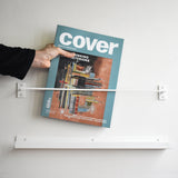 壁掛けマガジンラック【ホワイト】