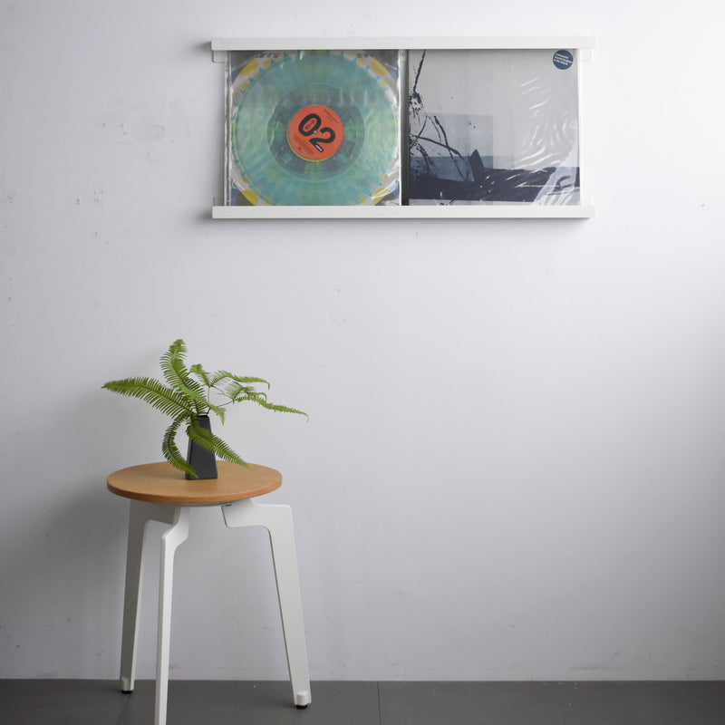 レコードラック【ホワイト】