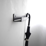 レール型 壁付け傘掛け【ブラック】