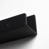 レール型 壁付け傘掛け【ブラック】