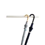 レール型 壁付け傘掛け【ホワイト】