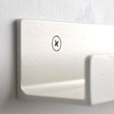 レール型 壁付け傘掛け【ホワイト】