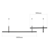 さんつぶ豆ハンガー 1800mm+900mm