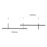 さんつぶ豆ハンガー 1500mm×2本