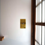 真鍮色トグルスイッチ C ＜1口ink型＞ 3路式（片切対応）