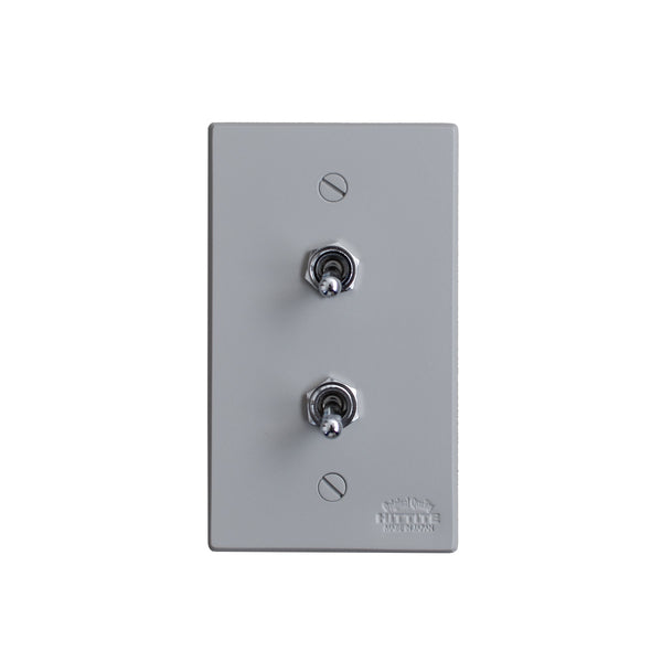 トグルスイッチ D  [2口長方形型] 3路式（片切対応）