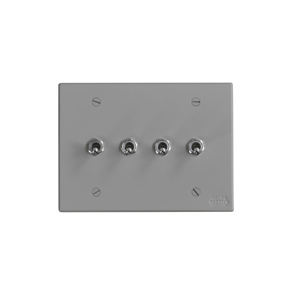 トグルスイッチ I  [4口長方形型] 3路式（片切対応）