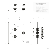 ステンレス製トグルスイッチ F＜3口正方形型＞ 3路式（片切対応）