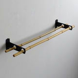 竹のタオル掛け（ダブル） “侘び竹シリーズ”