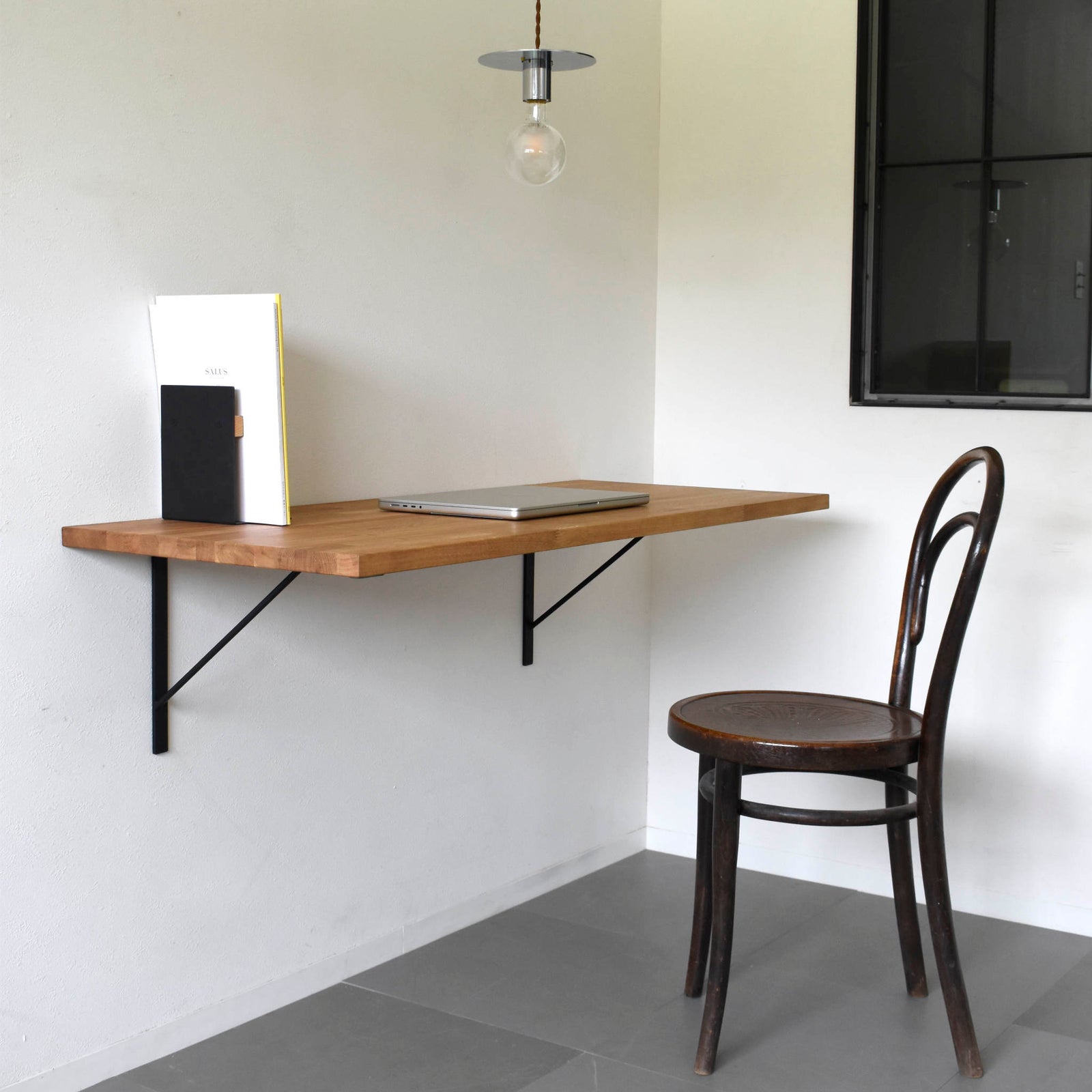 壁付けデスク 天板ナチュラル｜奥行き50cm – HITTITE pro.