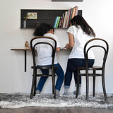 壁付けデスク 天板ナチュラル｜奥行き50cm